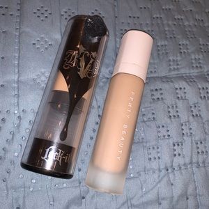 Fenty Beauty Foundation and KVD Foundation